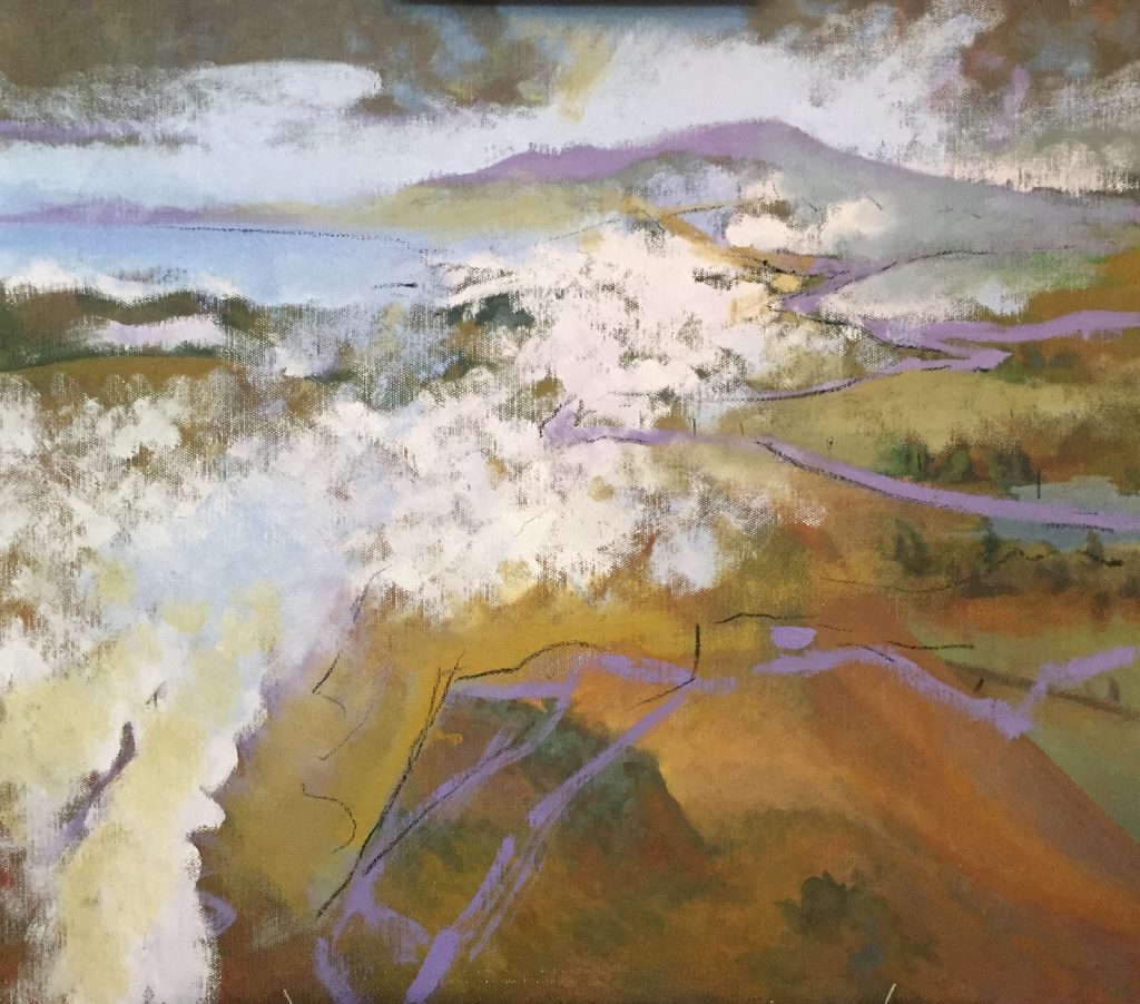 Point Reyes [version 1], oil on canvas, 30 x 34"