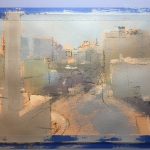 Washington Square, Baltimore. Acrylic on paper [unfinished]